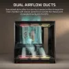Corsair AIR 5400 LX-R RGB iCUE LINK Midi Tower Must