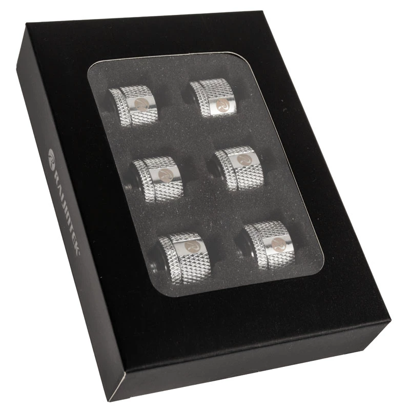 RAIJINTEK PELIAS SILVER D141806 — komplekt 6 hõbedast jahutusventilaatori laba/tarvikut