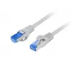 Võrgukaabel LANBERG PCF6A-10CC-1500-S Cat6a S/FTP, 15 m, RJ-45, hall
