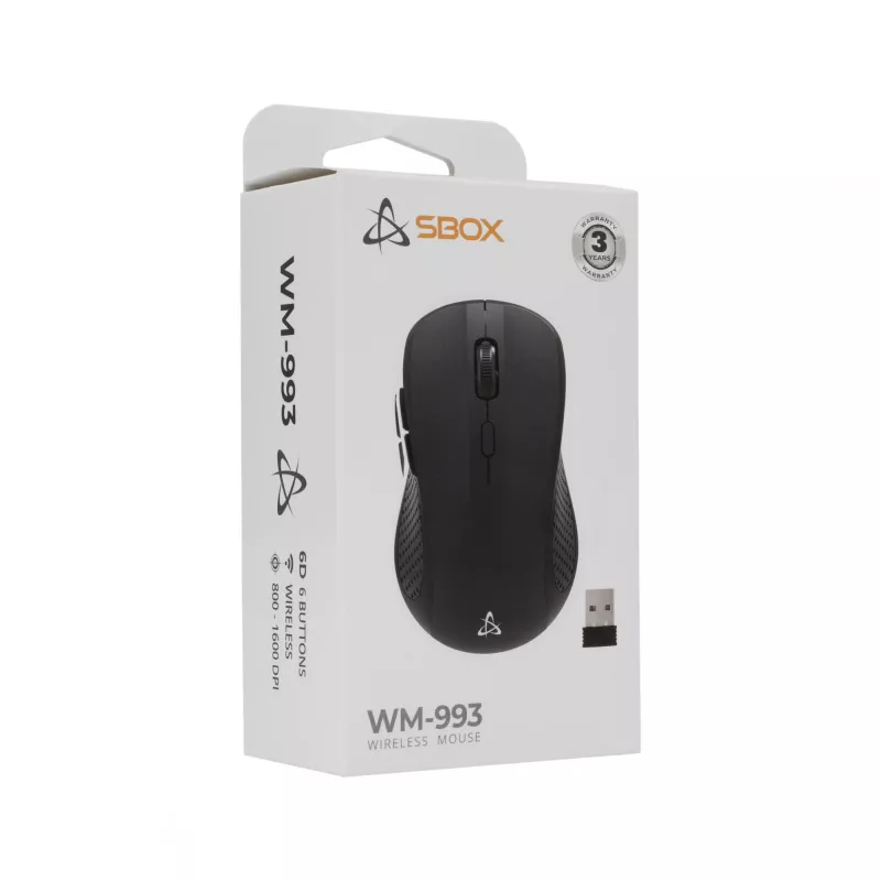Juhtmevaba hiir SBOX WM-993 USB Type-A