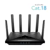 Cudy LT18 traadita ruuter Gigabit Ethernet kahesageduslik (2,4 GHz / 5 GHz) 4G must