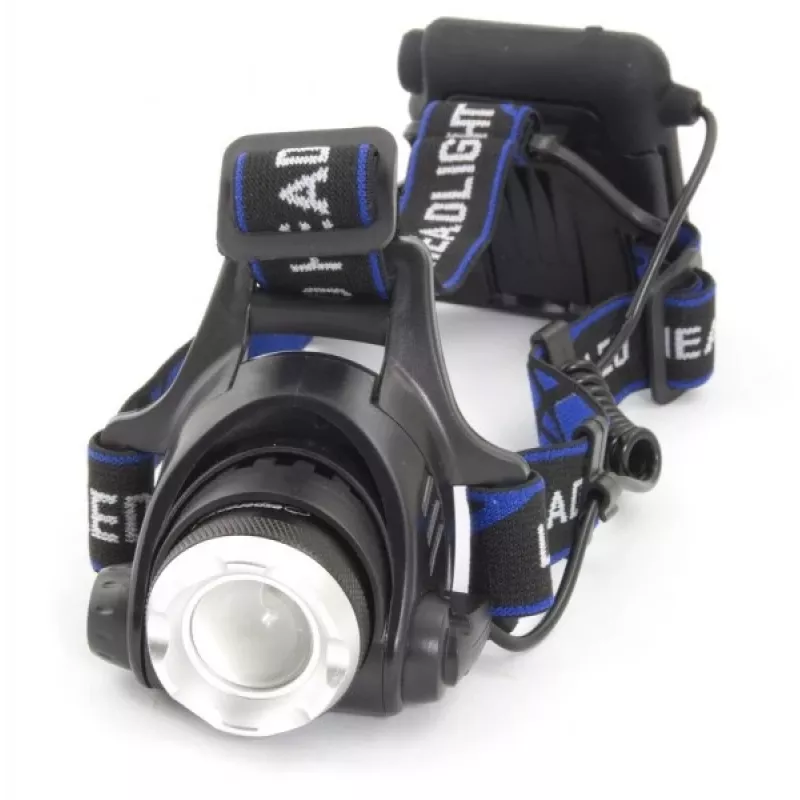 Pealamp ESPERANZA EOT005 — LED Cree T6, 3 W, 600 lm, AA x2, alumiiniumkorpus, veekindel, põrutuskindel, reguleeritav peapael
