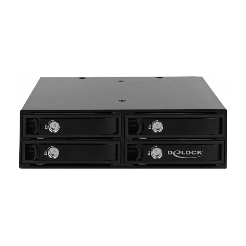 Ajamišahti paneel DeLOCK 47233 Must