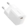 Baseus P10110909213-00 USB-C GaN5 mini 25W mains charger Valge