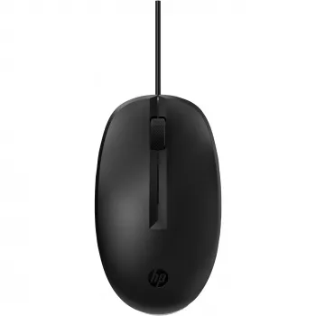 HP 125 juhtmega hiir, kahekäeline, optiline, USB Type-A, must