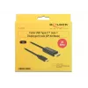 Video kaabli adapter USB USB-C DisplayPort DeLOCK 85255