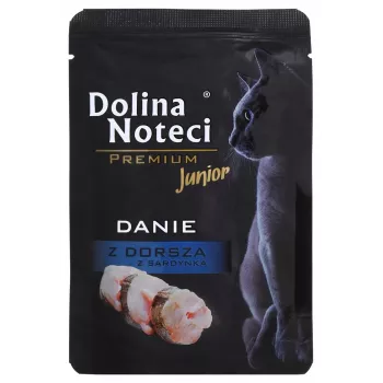 Dolina Noteci Premium tursa ja sardiiniroog - märgtoit kassipoegadele - 85 g