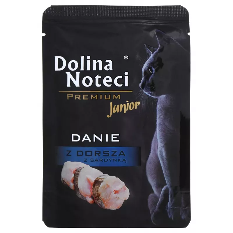 Dolina Noteci Premium tursa ja sardiiniroog - märgtoit kassipoegadele - 85 g