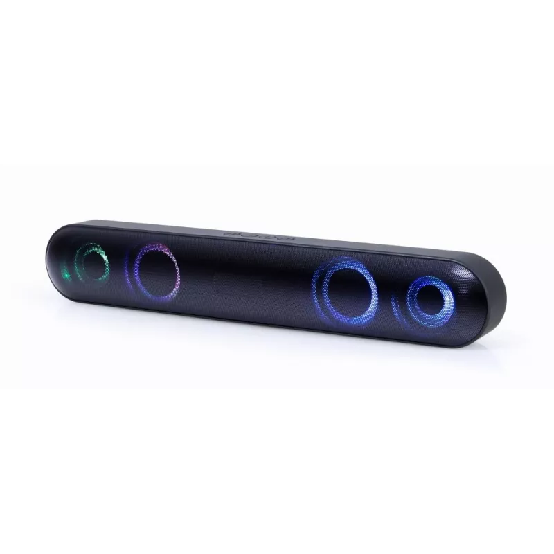 Gembird SPKBT-BAR400L soundbar kõlar Must 2.0 kanalit 10 W