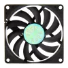 AKASA AK-FN076 80 mm korpuseventilaator - must