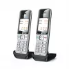 Gigaset COMFORT 500HX duo Analoog/DECT telefon Kõne tuvastus Must, Hõbedane