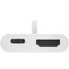 Goobay USB-C™ Multiport Adapter HDMI, valge, 0,145 m - laiendab USB-C™ seadet HDMI™-pistikuga (62110)