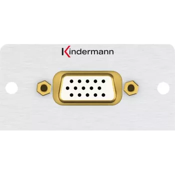 Kindermann Konnect 50 alu - Modulaarne Faceplate-Snap-In - HD-15 (7444000901)