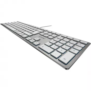 CHERRY KC 6000 õhuke FOR MAC klaviatuur Office USB QWERTZ German Silver