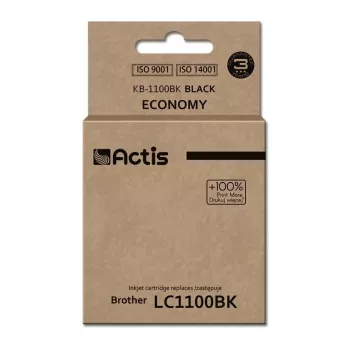 Actis KB-1100Bk tint (asendus Brother LC1100BK/980BK jaoks; Standard; 28 ml; must)