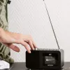 Lauaraadio Lenco CR-625BK — FM/AM-vastuvõtja Bluetoothiga, must