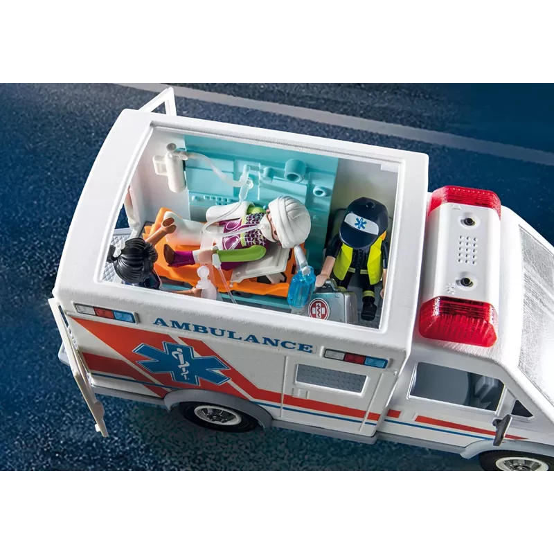 Mängukiirabi sõiduk PLAYMOBIL 71232 — mitmevärviline, vanusele 4–10, AAA patarei