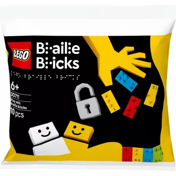 LEGO hariduslike kirjutusklotside komplekt 30711 — kombatavad õppeklotsid varajaseks käekirja ja jutuvestmise harjutamiseks