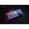 Graafikakaardi tagaplaat Alphacool Core RX 9070 XT Aorus Elite jaoks — läbipaistev kroomviimistlus