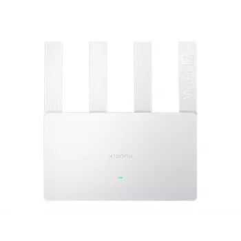 Kaasaskantav juhtmevaba ruuter Xiaomi BE3600 — Kaheribaline 2,4/5 GHz, Wi‑Fi 7 (802.11be), 2,5 Gigabit Ethernet, 4× LAN, 2×2 antenni, valge