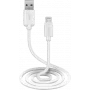 SBS TECABLEUSBIP589W Lightning-kaabel 1 m Valge (TECABLEUSBIP589W)