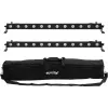LED-varda komplekt EUROLITE 2x LED BAR-12 QCL RGBW koos pehmekotiga — 2 tk