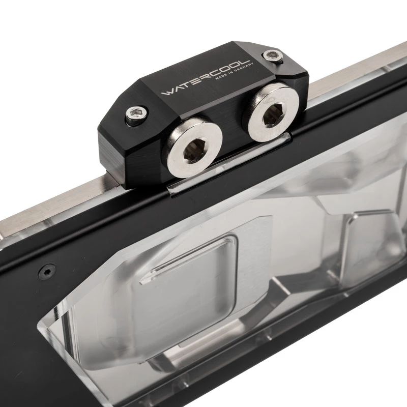 Watercool täiskattega GPU veeblokk Heatkiller IV Radeon RX 5700 / XT jaoks, akrüül + nikkel, RGB, must