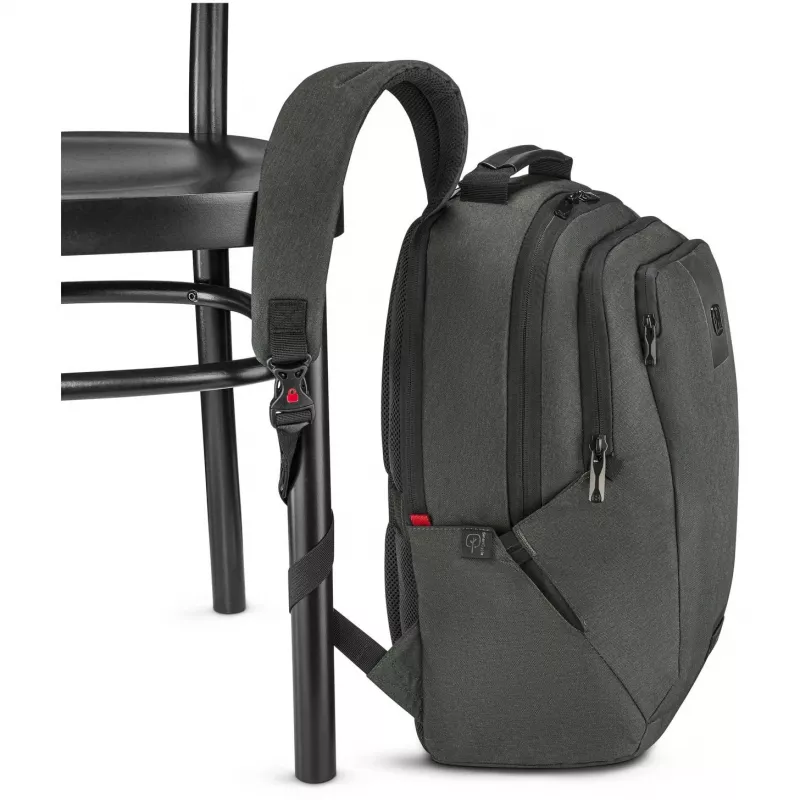 WENGER MX ECO Professional 40,64cm 16tolline sülearvuti seljakott 25,4cm 10tollise tahvelarvutitaskuga söe