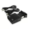SAVIO CL-145 VGA-HDMI muundur, heli, Full HD, must