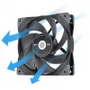 Thermaltake SWAFAN GT12 120 mm korpusventilaator – must