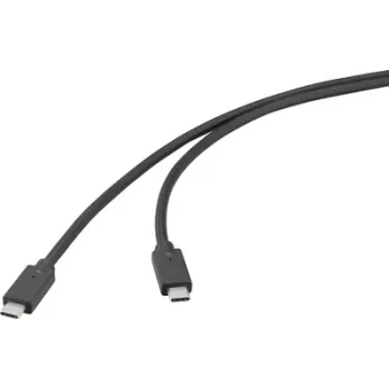 Renkforce USB-kaabel USB 3.2 Gen2x2 20 GBit/s USB-C pistik pistik must 4K (RF-6830466)