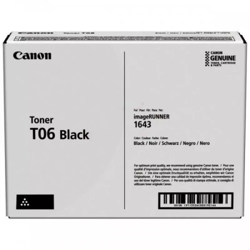 Canon T06 (3526C002) toonerikassett, must (SPEC)