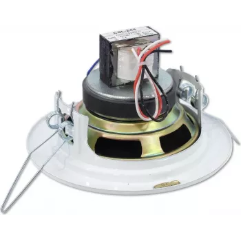 Seinasisene kõlar Omnitronic CS-4W 6 W 100 V valge