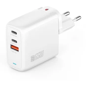 Siselaadija 4smarts GaN Flex Universal Valge