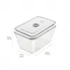 Toidukarpide komplekt ZWILLING FRESH & SAVE Ristkülikukujuline klaas/plast komplekt 3 tk, 0,35/0,75/1,6 L, õhukindel, mikrolaine-/ahju-/külmikukindel