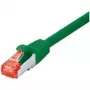 Tecline exertis Connect - patch-kaabel - RJ-45 (M) - RJ-45 (M) - 25 m - SSTP-kaabel - CAT 6 - halogeenivaba - roheline (71525G)