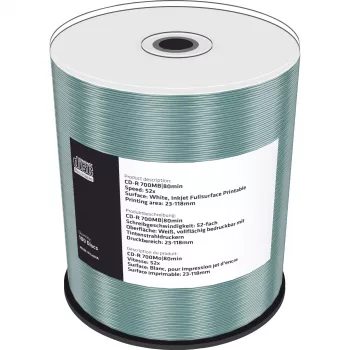CD-R MediaRange MR203 700 MB 52x tindiprinteriga prinditav 100 tk