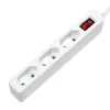 Pikendusjuhe LogiLink LPS230 1.5 m 3 vahelduvvoolupesaga siseruumidesse valge