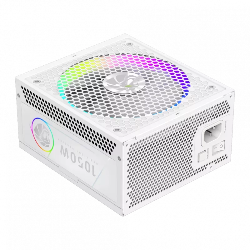Gamemax toiteplokk, 80 PLUS, Gold | RGB 1050G WH | 1050 W