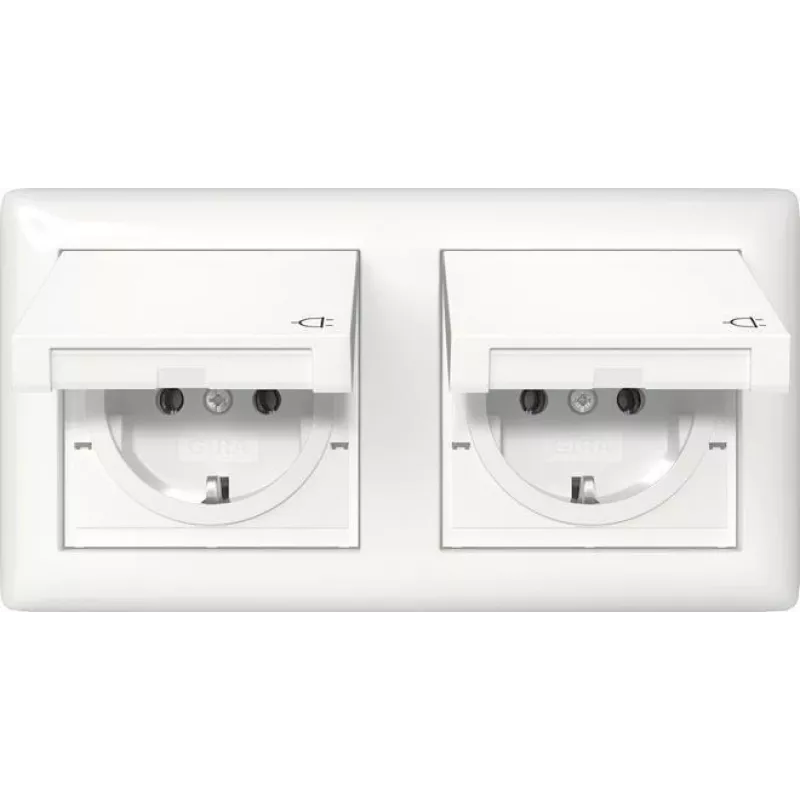 GIRA 415803 SCHUKO KD + Set IP44 + raam (415803)