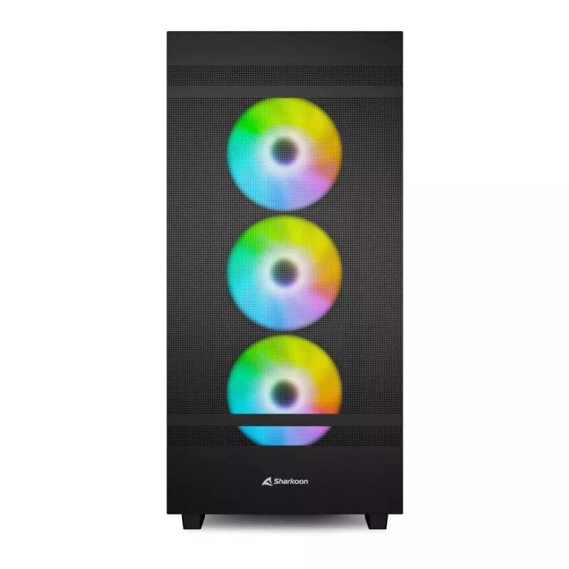 Arvuti korpus Sharkoon REBEL C50 RGB Full Tower Must