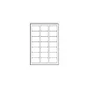 Avery Zweckform Avery - läbipaistev - 63,5 x 38,1 mm 525 silti (25 lehte x 21)