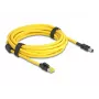 Võrgukaabel DeLOCK 81253 Must Kollane 5m Cat6