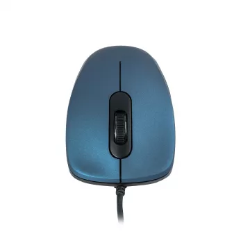 ModeCom MC-M10S - Hiir - Optiline - 3 nuppu - Juhtmega ühendus - USB - Sinine