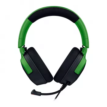 Juhtmega mänguri peakomplekt Razer Kraken V4 X — supra-auraalne, 20–20000 Hz, 1,8 m kaabel, 310 g, must/roheline
