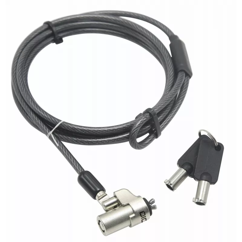 Kaabellukk DICOTA D31540 Must 2 m