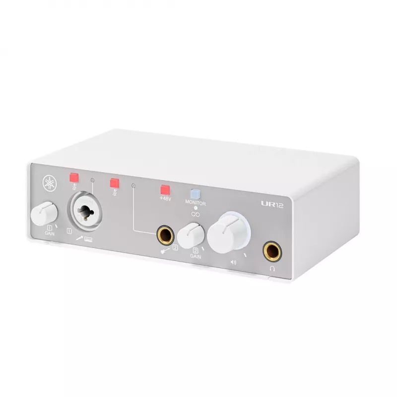 Heliliides YAMAHA UR12MK3 Valge – kompaktne 2-sisse/2-välja USB-liides
