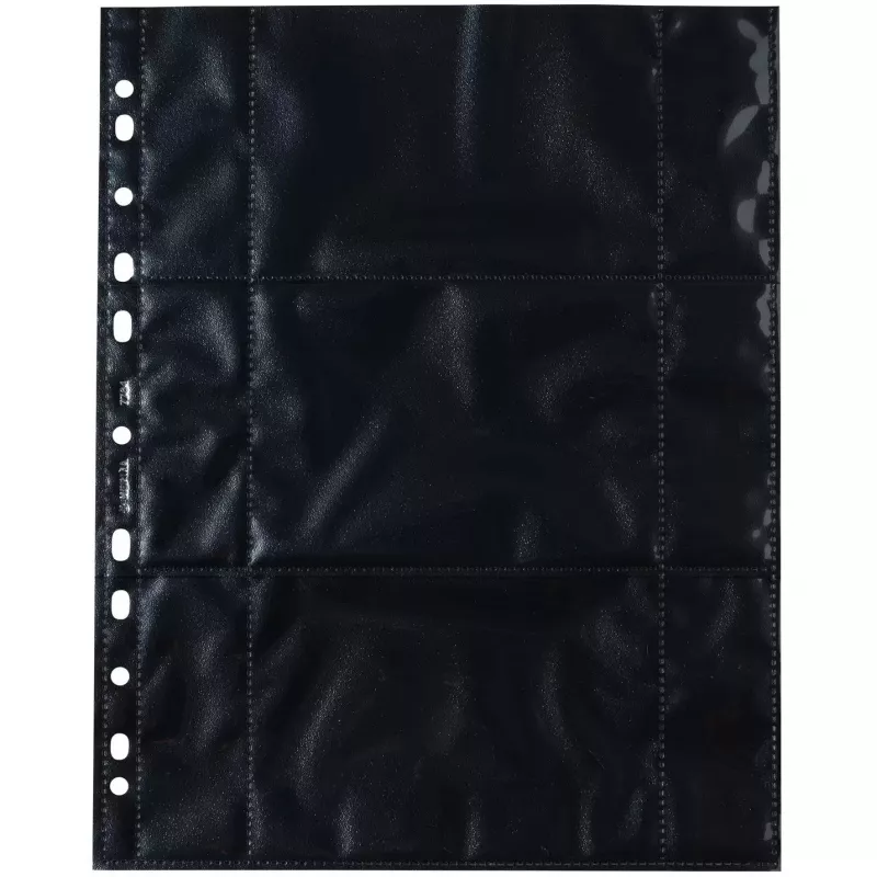 Fototaskud HERMA Fotophan 9x13 cm horisontaalne must 10 tk
