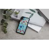 iKins nutitelefoni ümbris iPhone XS / XS Max must kivimustriga, kaitsev tagakaas