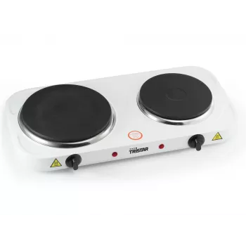 Tristar Topeltpõletiga Elektripliit KP-6245, 2500W, 15,5/18,5 cm